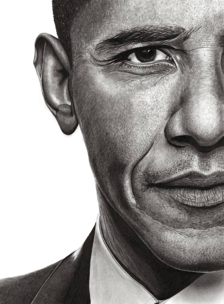 770x1042 barack obama drawing - Obama Drawing