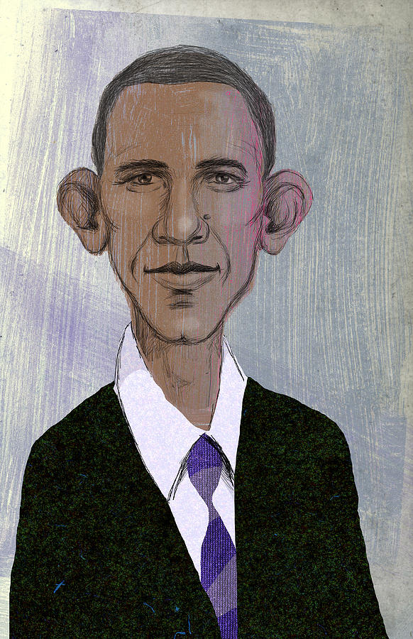 582x900 Barack Obama Drawing - Obama Drawing