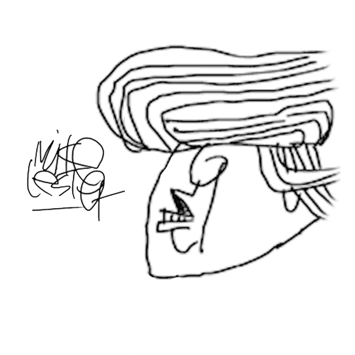 720x720 Drawing Trump - Obama Drawing Easy