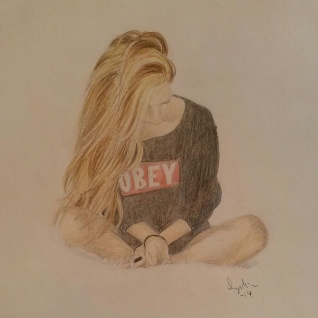 1024x1024 today's artwork ^^ discovered - Obey Drawing