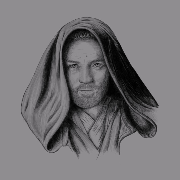 630x630 Obi Wan Kenobi Drawing - Obi Wan Kenobi Drawing