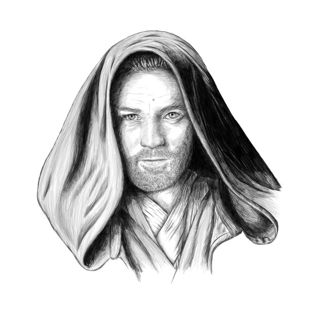 630x630 Obi Wan Kenobi Drawing - Obi Wan Kenobi Drawing