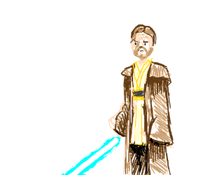 300x250 Obi Wan Kenobi Drawing - Obi Wan Kenobi Drawing