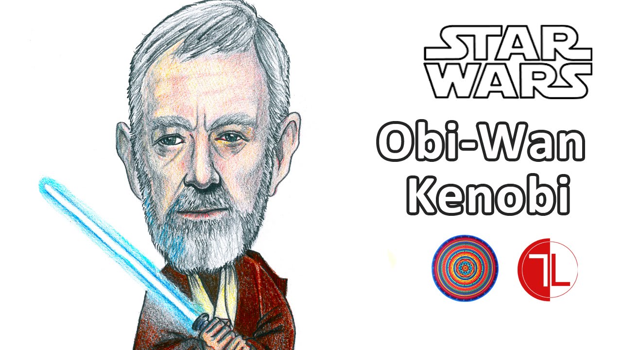 1280x720 Star Wars Obi Wan Kenobi Caricature - Obi Wan Kenobi Drawing