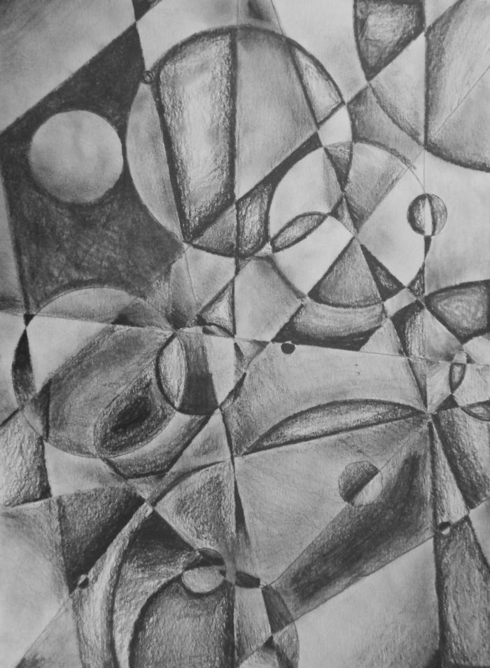 700x954 high school shattered value drawings l shambaugh used as - Objective Drawing