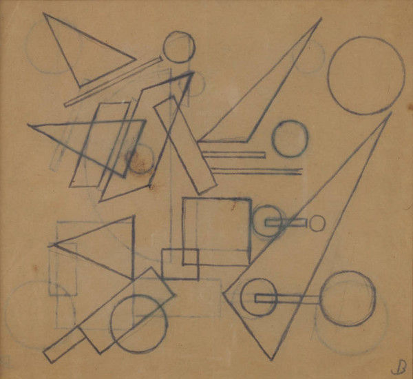 600x550 rudolf bauer - Objective Drawing