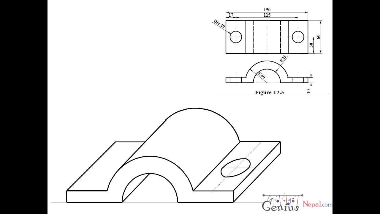 1280x720 engineering drawing tutorialsoblique drawing with front and side - Oblique Drawing