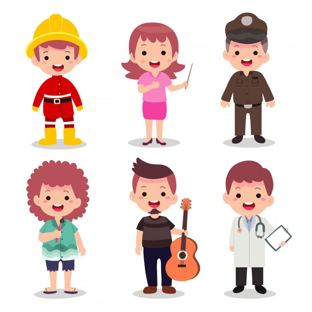 626x626 cartoon drawing with occupation icon vector premium download - Occupation Drawing