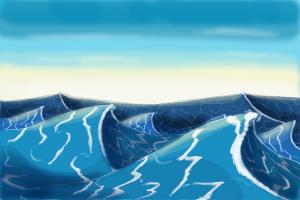 300x200 how to draw ocean waves - Ocean Drawing