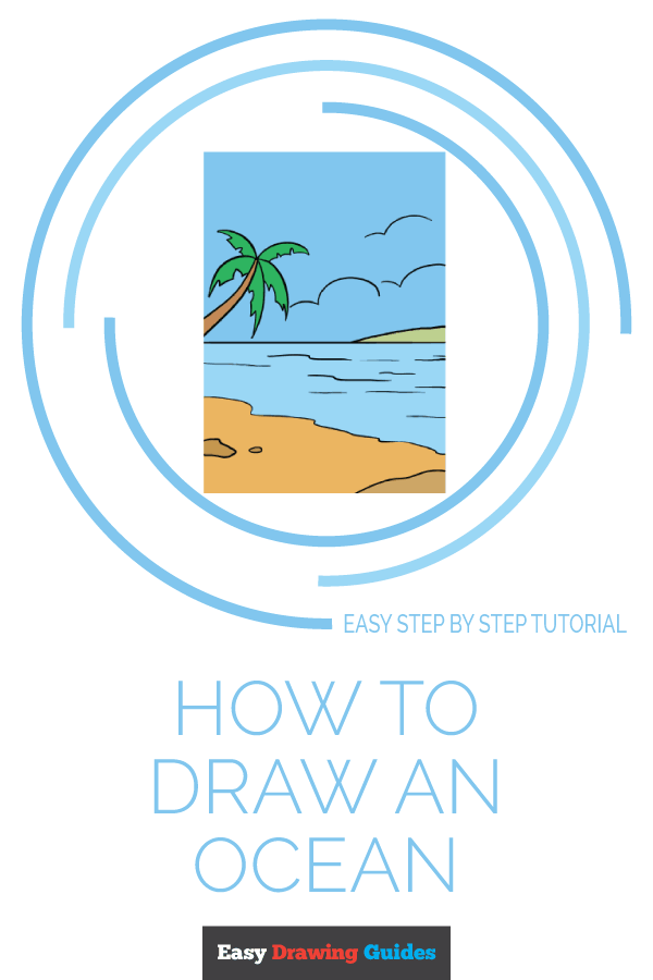 600x900 How To Draw An Ocean - Ocean Drawing Easy
