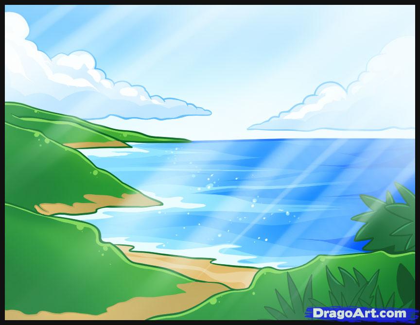 How To Draw An Ocean Really Easy Drawing Tutorial Oce - vrogue.co