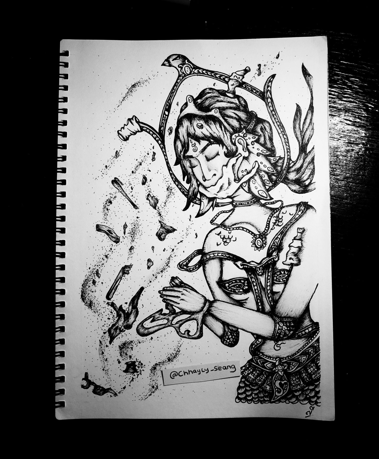 1584x1917 Easy To Draw Love Pictures Plastic Waste Fish Marinelife - Ocean Drawing Easy