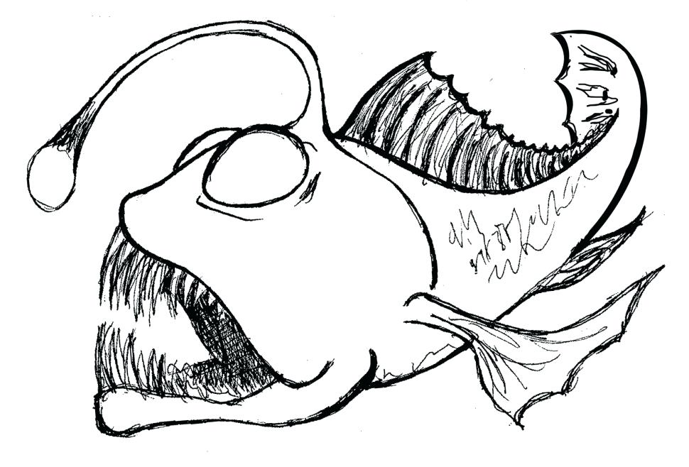Ocean Fish Drawing