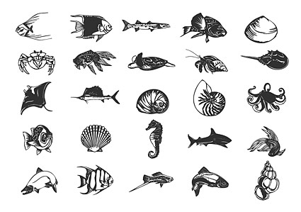 425x299 Watu Gwo Blog Black And White Fish Drawing - Ocean Fish Drawing