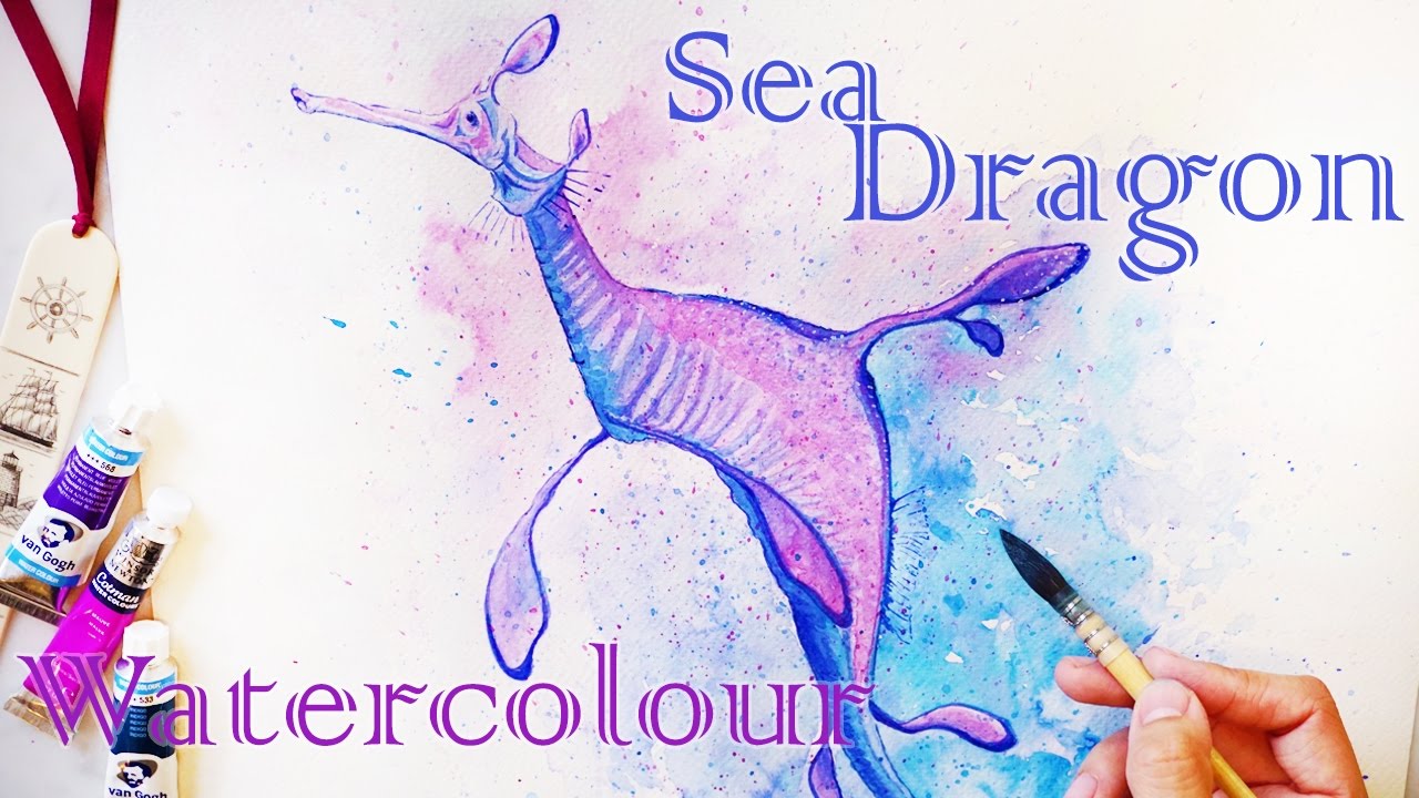 1280x720 Watercolor Ocean Life Drawing - Ocean Life Drawing