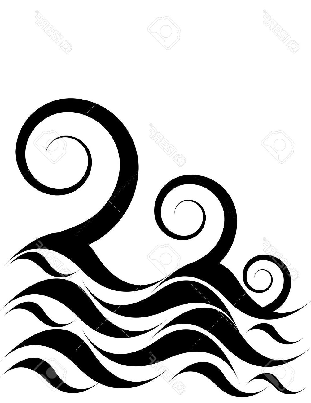 1004x1300 Best Ocean Waves Line Drawing Pictures - Ocean Line Drawing