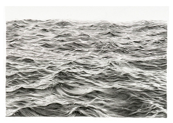 567x405 oceanic surface on behance - Ocean Pencil Drawing
