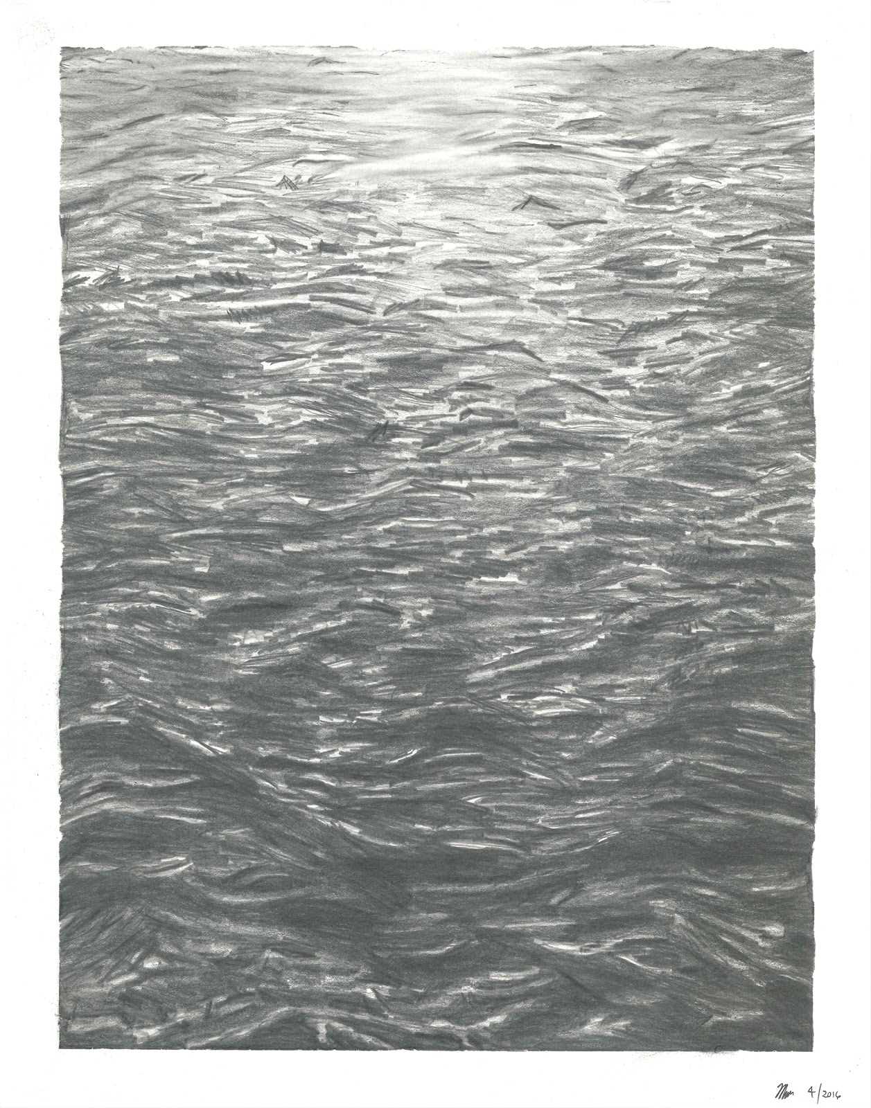 1257x1600 Naomese - Ocean Pencil Drawing