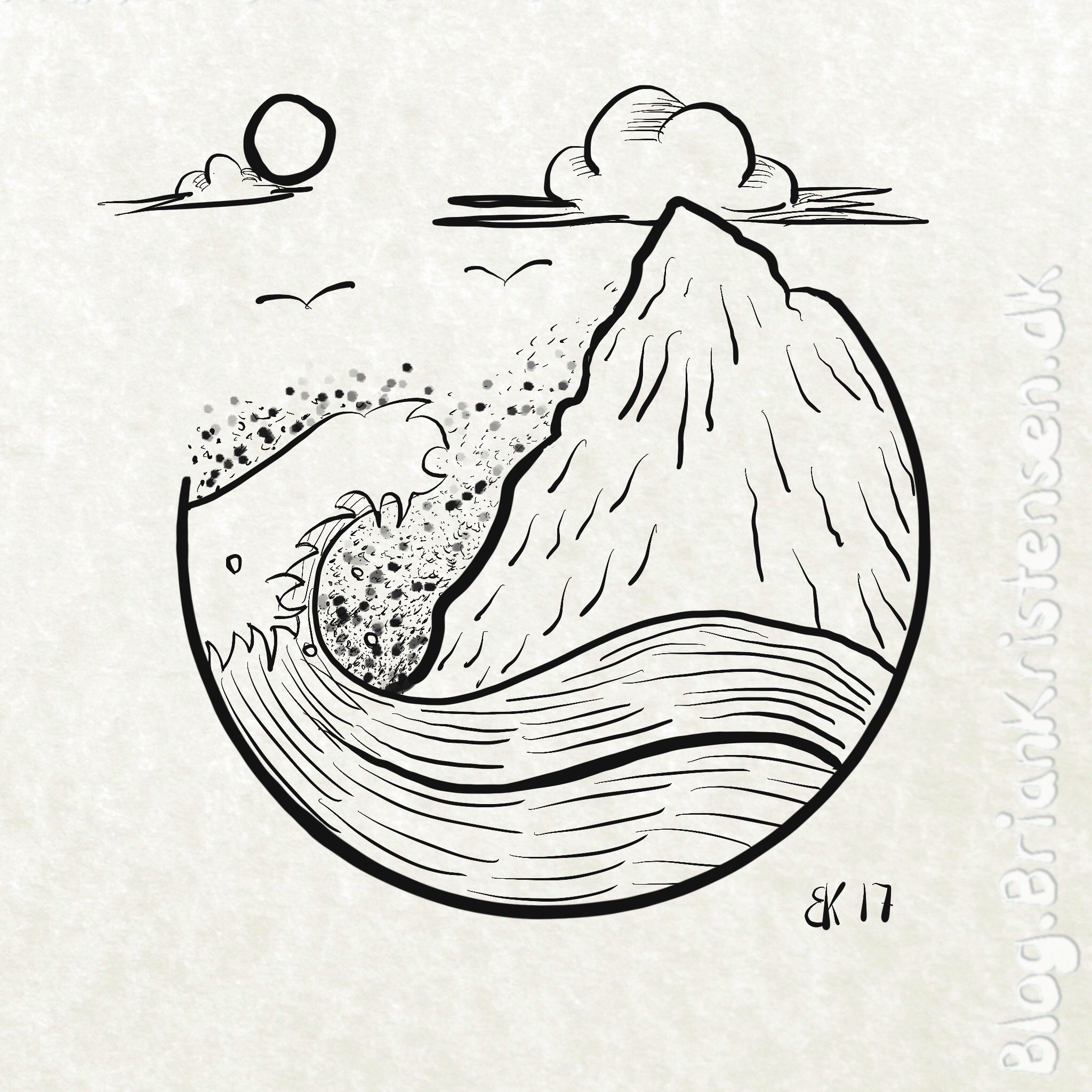 2048x2048 drawing a minimalistic ocean scene my sketches sketches, ocean - Ocean Scene Drawing