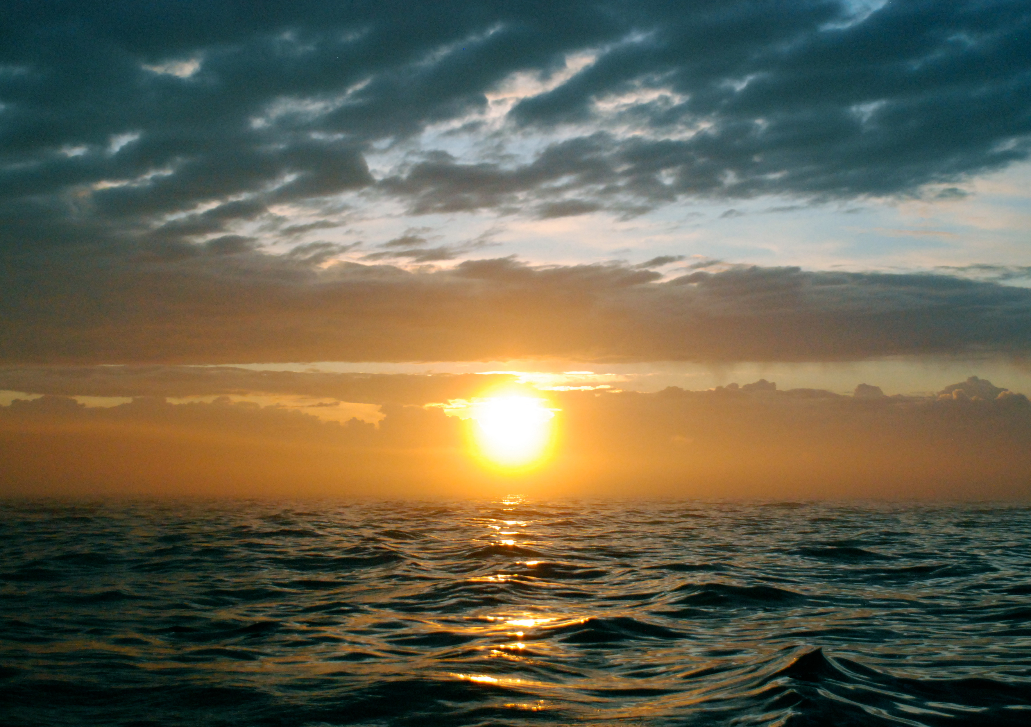 3548x2502 how to draw the ocean sunset - Ocean Sunset Drawing