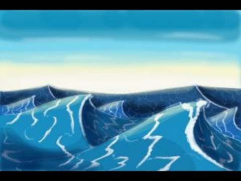 480x360 how to draw ocean waves - Ocean Waves Drawing
