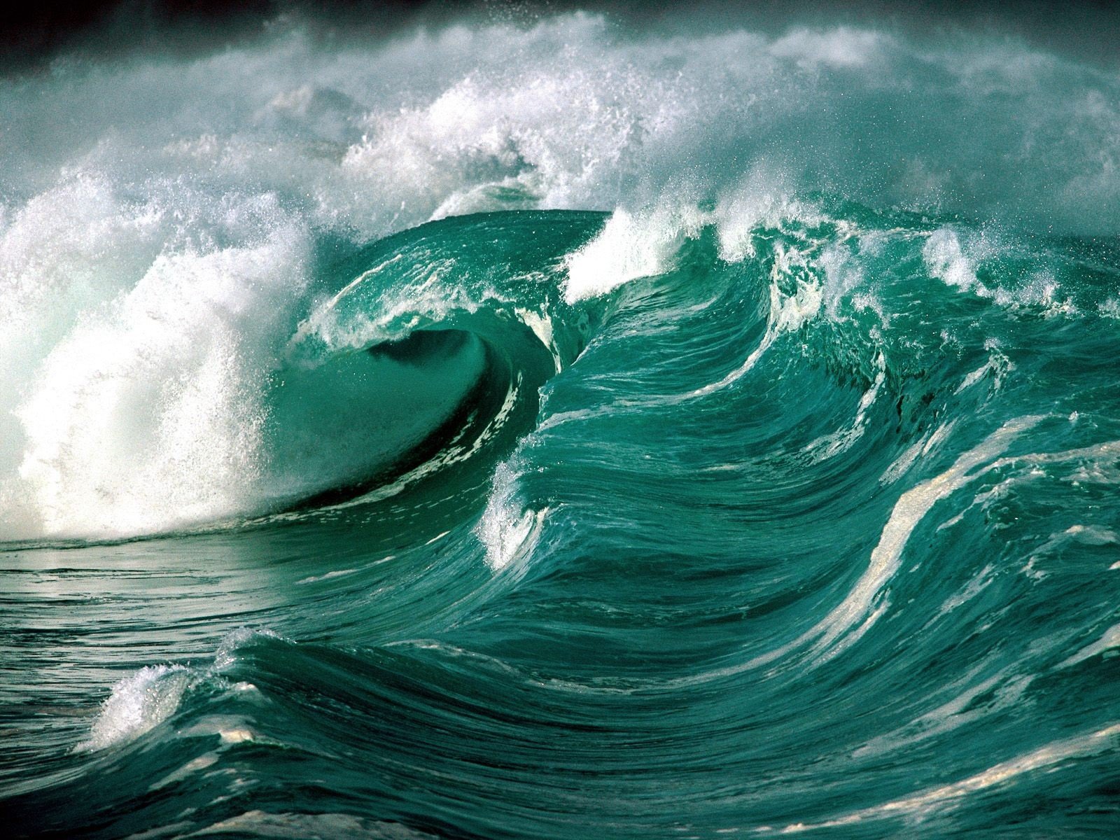 1600x1200 ocean waves drawing hd wallpaper, background images - Ocean Waves Drawing