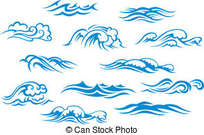 294x194 waves ocean clipart and stock illustrations waves ocean - Ocean Waves Drawing