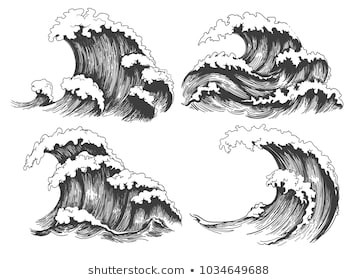 Wave Drawing Simple Png ~ Drawing Easy