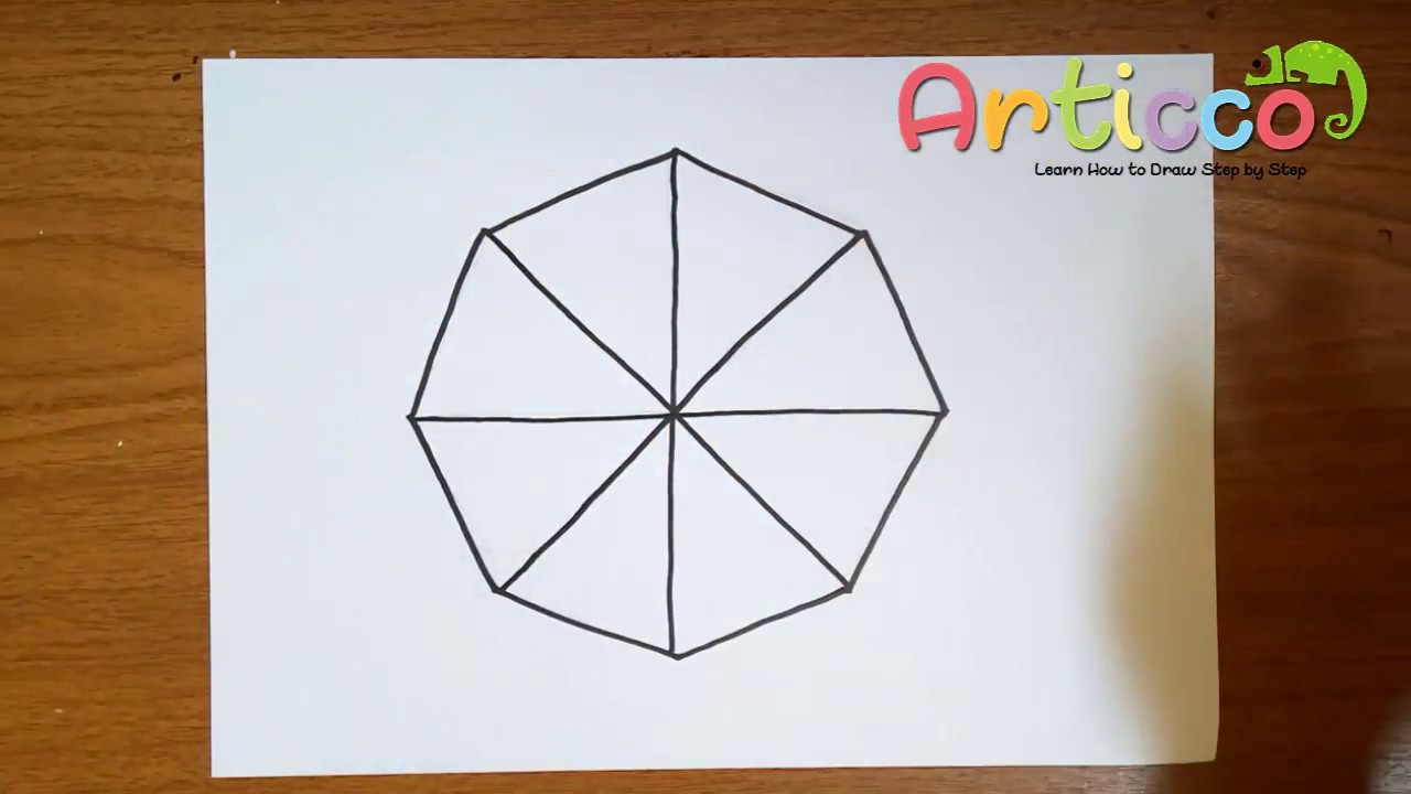1280x720 how to draw an octagon step - Octagon Drawing