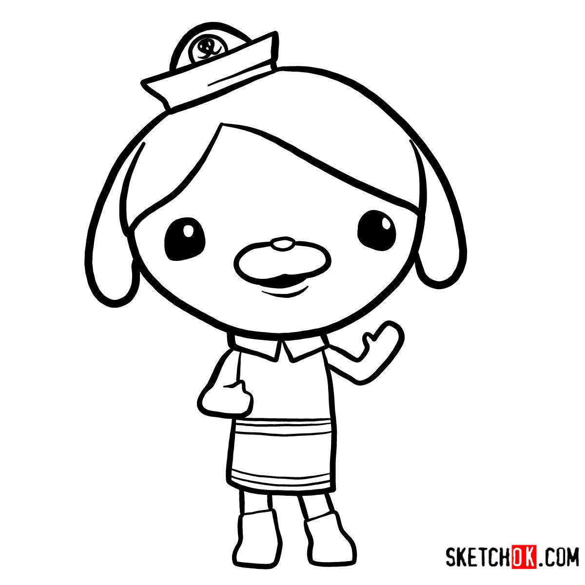 coloring pages dashi octonauts