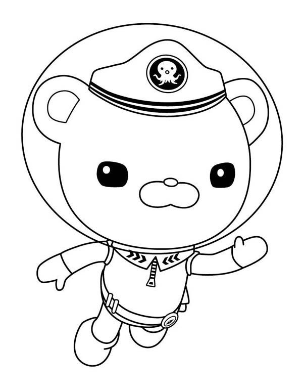 600x775 octonauts coloring pages movies and tv show coloring pages - Octonauts Drawing