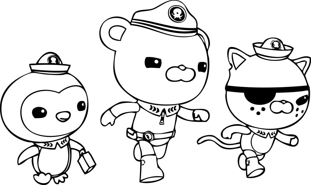 1024x610 Octonauts Disney Junior Coloring Pages - Octonauts Drawing