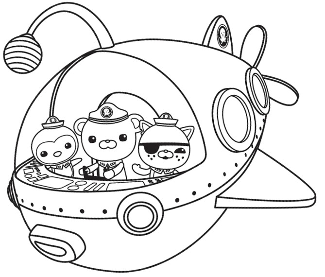 669x570 Octonauts To Print - Octonauts Drawing
