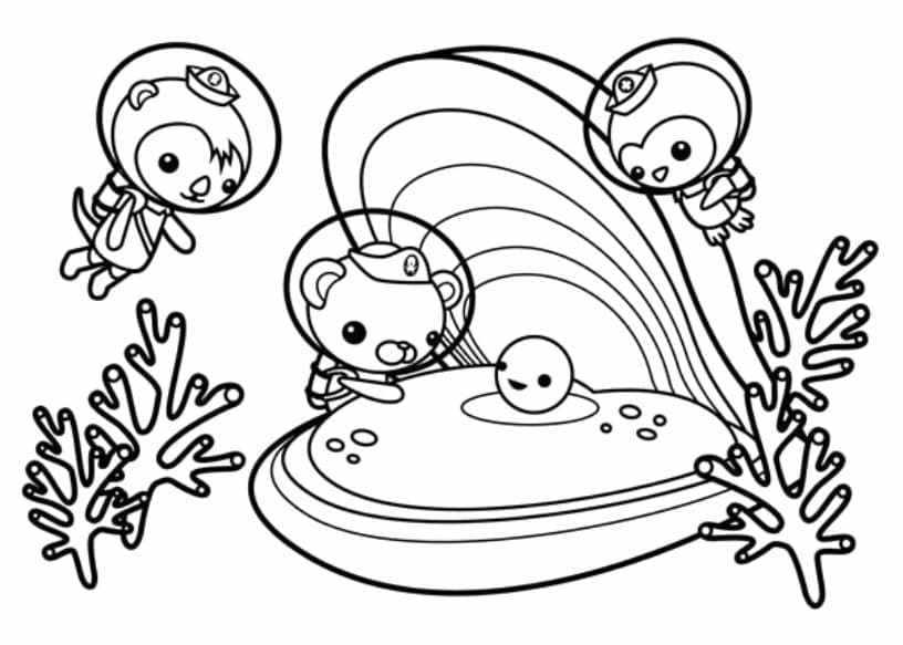 816x583 Print Download - Octonauts Drawing
