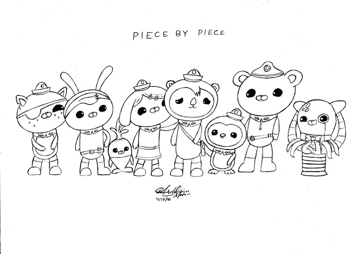 Octonauts Drawing Template