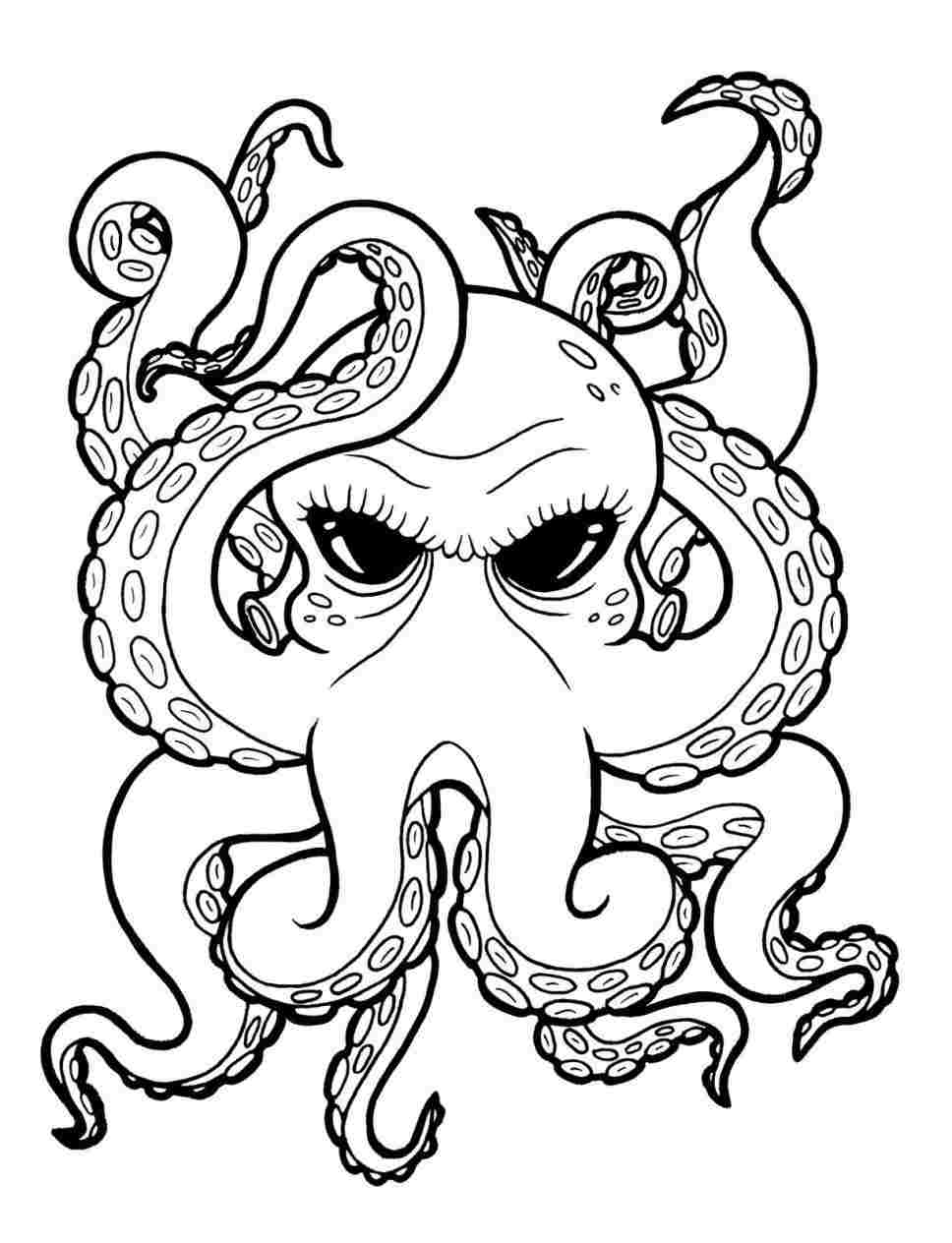 968x1264 octopus to draw cartoon characters an octopus easy rhyoutubecom - Octopus Cartoon Drawing