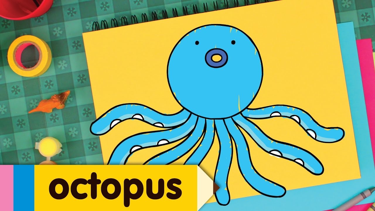 1280x720 How To Draw An Octopus - Octopus Drawing For Kids