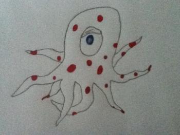 350x263 How To Draw How To Draw A Monster Octopus For Kids - Octopus Drawing For Kids