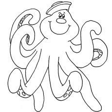 230x230 Top Free Printable Octopus Coloring Pages Online - Octopus Drawing For Kids