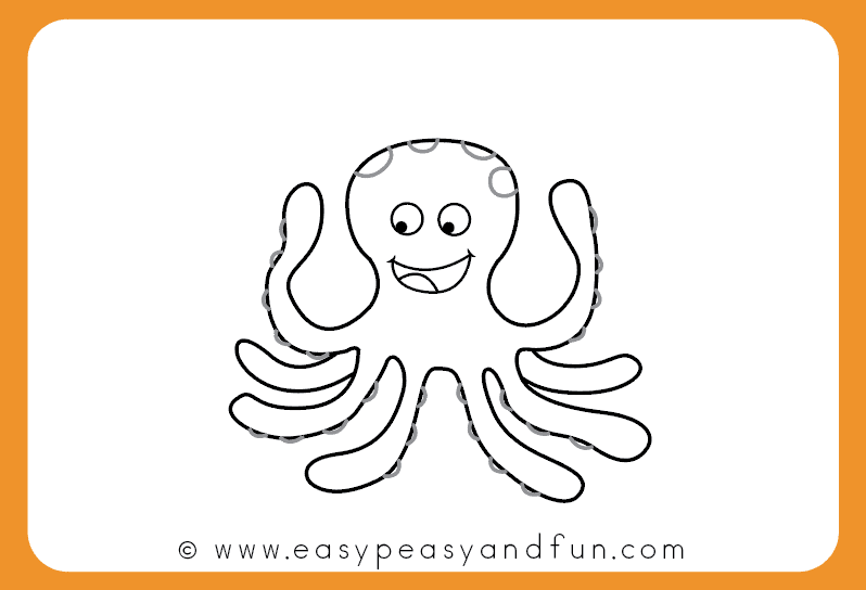 798x544 How To Draw An Octopus - Octopus Drawing Images