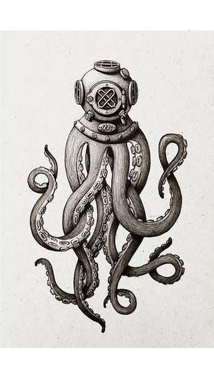 310x556 furniture and for the modern lifestyle octokeely octopus - Octopus Tattoo Drawing