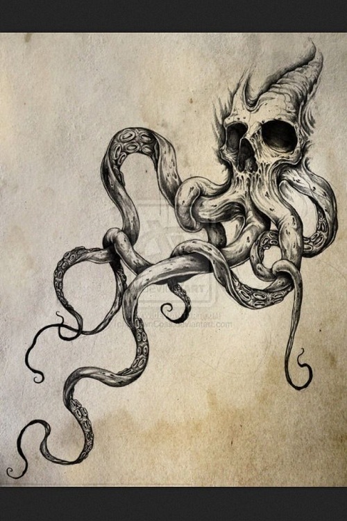 500x750 Meaningful Octopus Tattoos - Octopus Tattoo Drawing