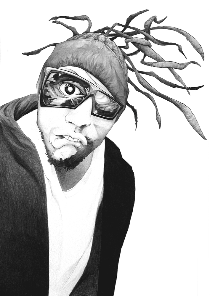 709x1000 Original Artwork For Sale Ol' Dirty Bastard Ol' Dirty Bastard - Odb Drawing