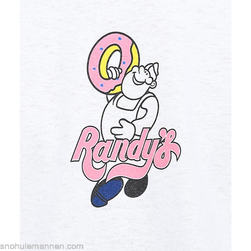 500x500 men's odd future x randy's donuts the spot white t shirt signature - Odd Future Donut Drawing