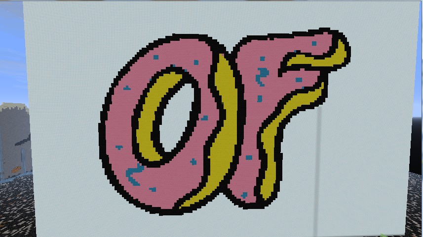 857x482 oddfuture donut design minecraft project - Odd Future Donut Drawing