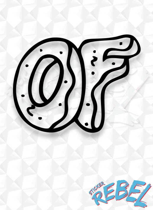 518x711 odd future donut stickers sticker rebel - Odd Future Donut Drawing