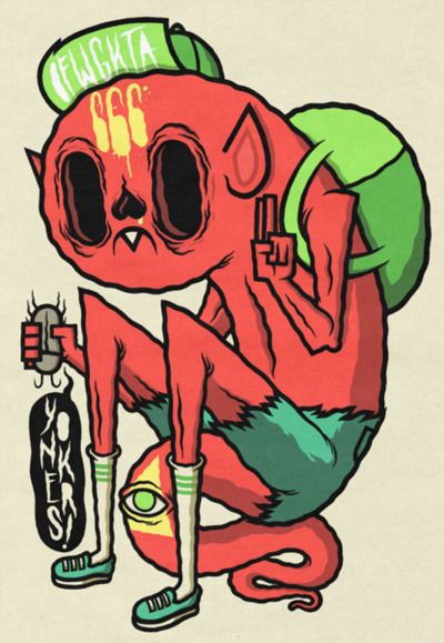 400x579 odd future art tumblr - Odd Future Drawings