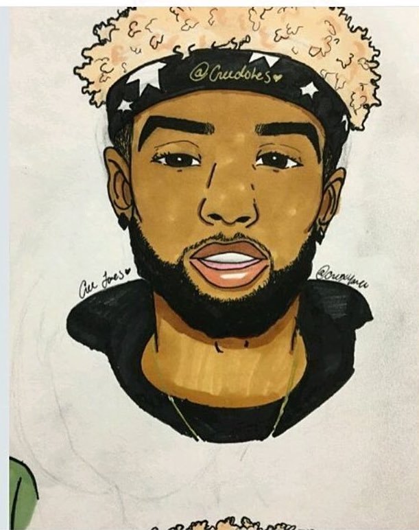 611x772 odell beckham jr on twitter not bad - Odell Beckham Jr Cartoon Drawing