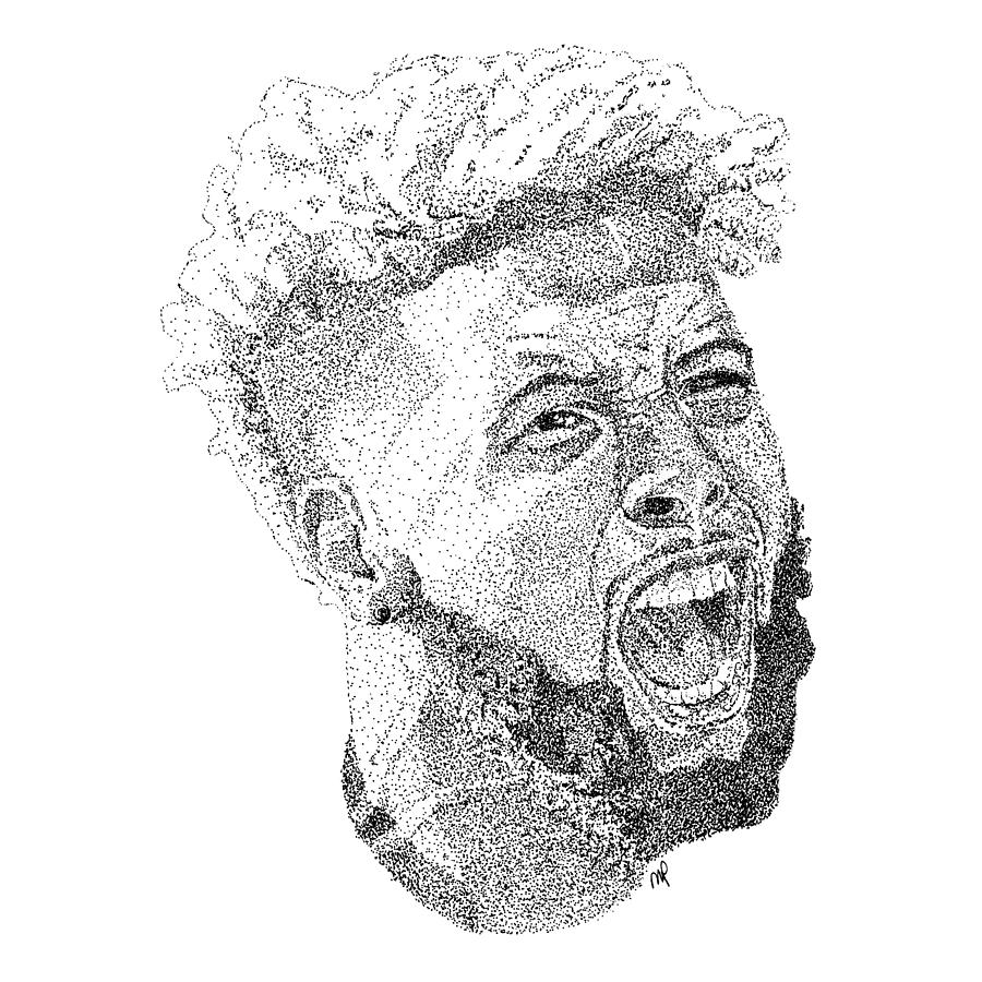 900x900 odell beckham jr drawing - Odell Beckham Jr Cartoon Drawing