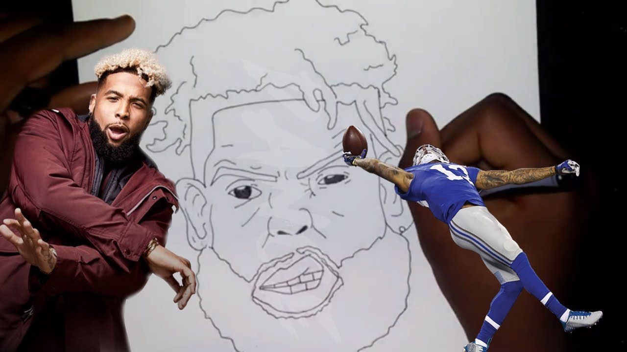 1280x720 draw odell beckham jr - Odell Beckham Jr Cartoon Drawing